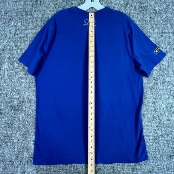 Indianapolis Colts Shirt Mens L Under Armour Combine NFL Football Heatgear Loose - Picture 6 of 6